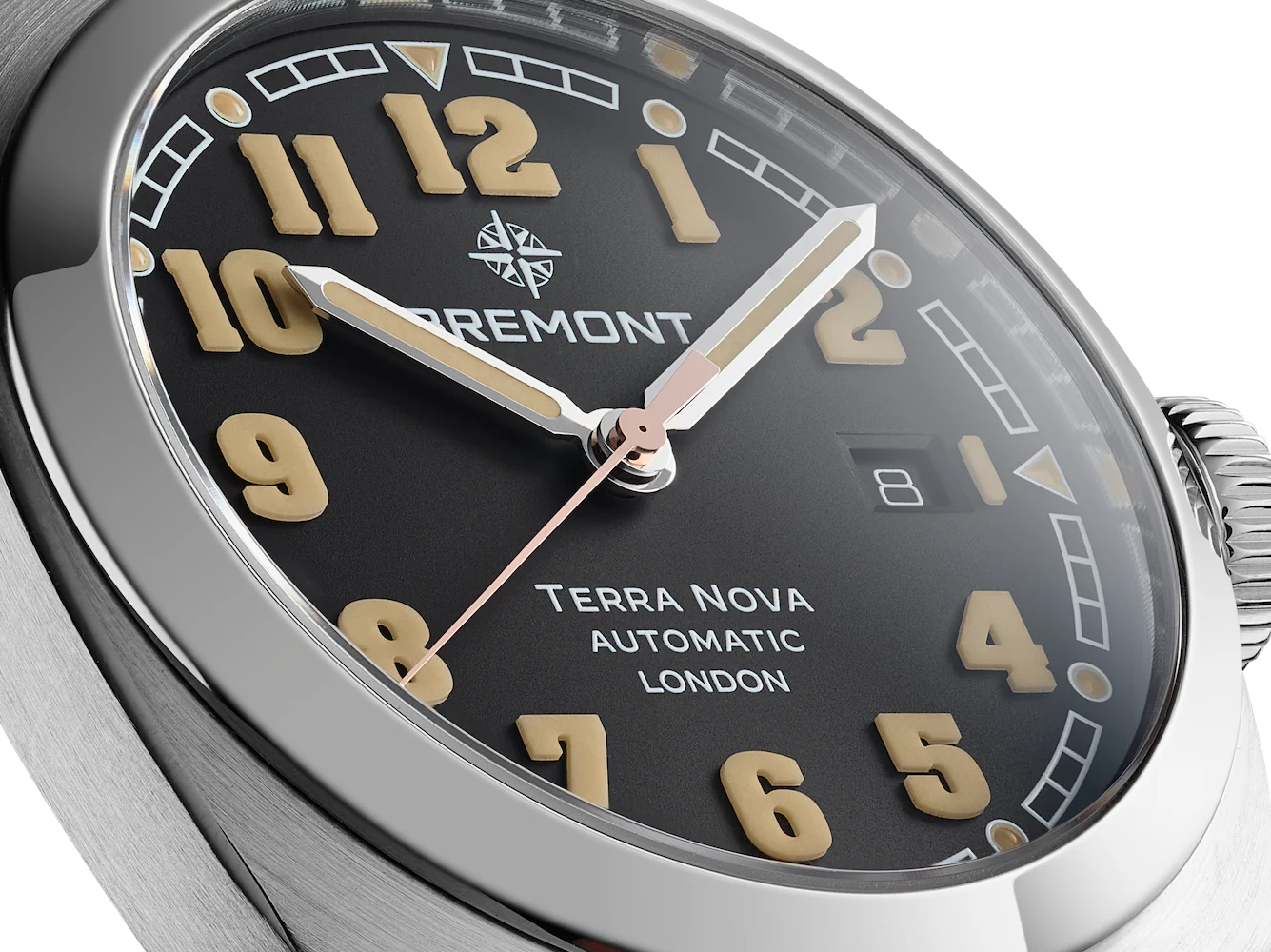 Bremont Terra Nova 40.5 Date Black Leather Watch - Image 4