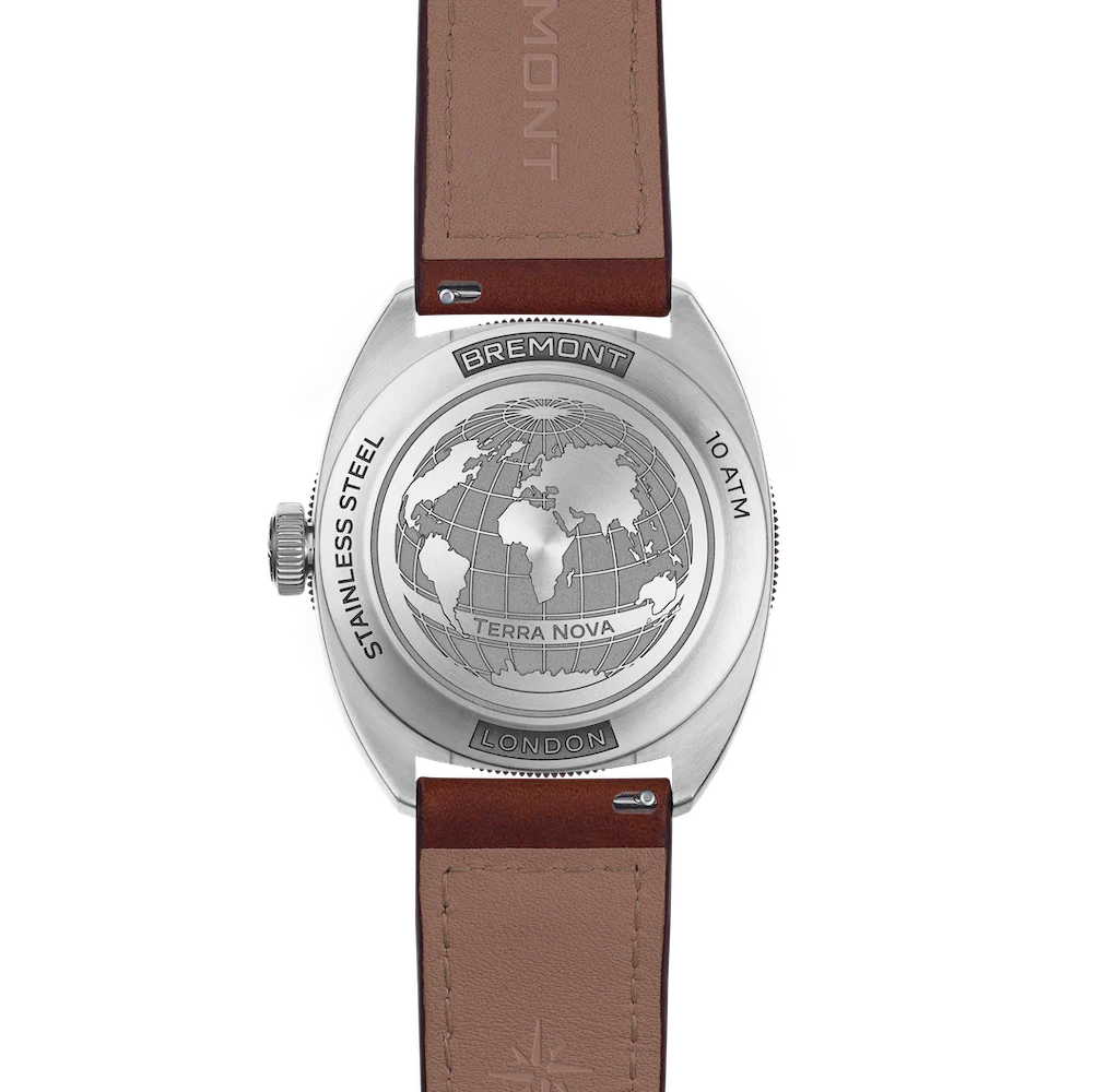 Bremont Terra Nova 40.5 Turning Bezel Black Leather Watch - Image 3