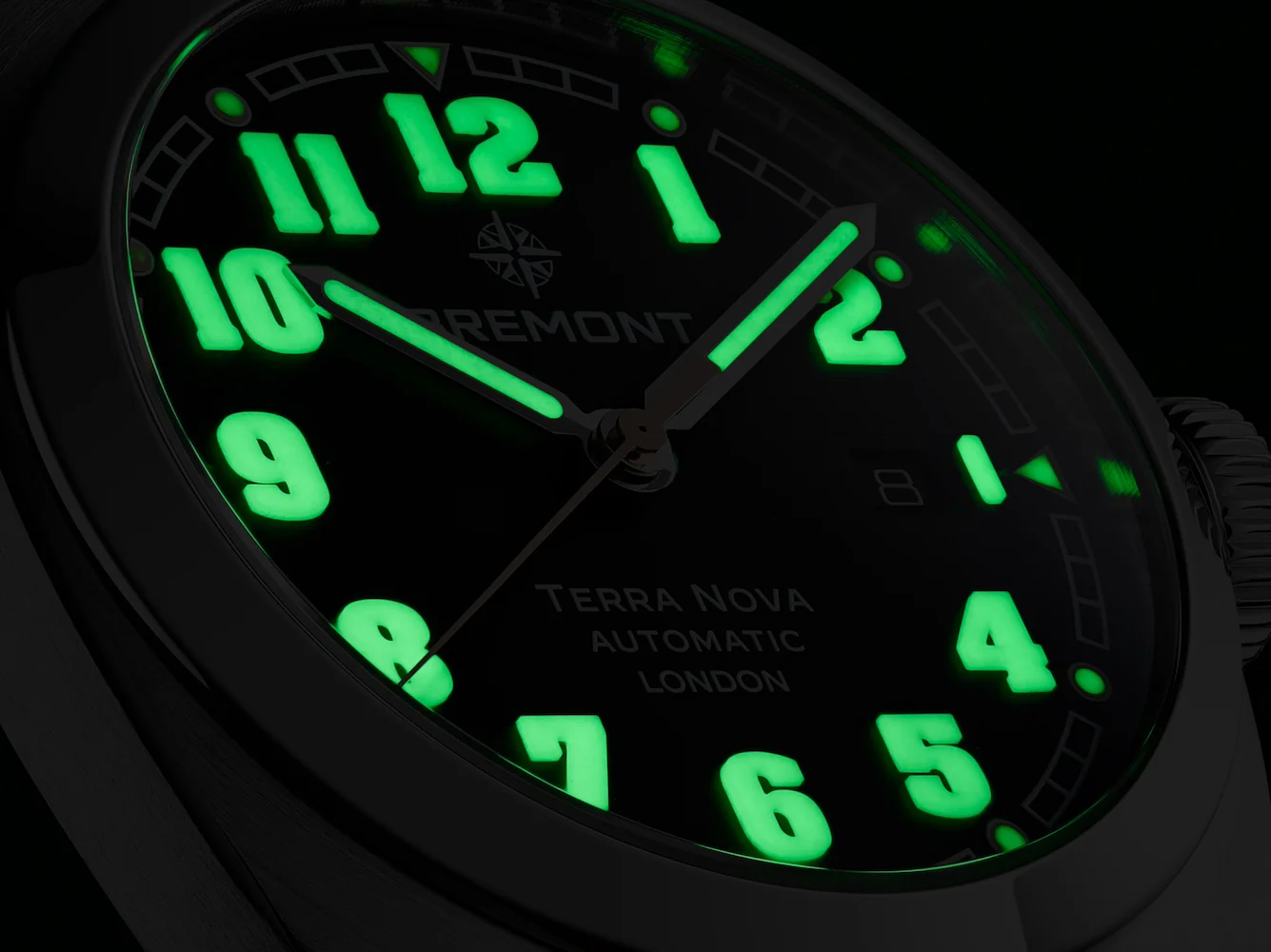 Bremont Terra Nova 40.5 Date Black Nato Watch - Image 3