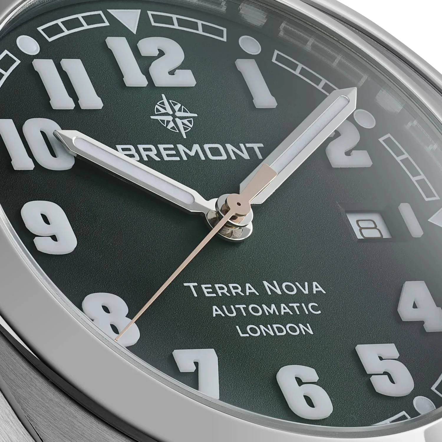 Bremont Terra Nova 40.5 Date Green Nato Watch - Image 3