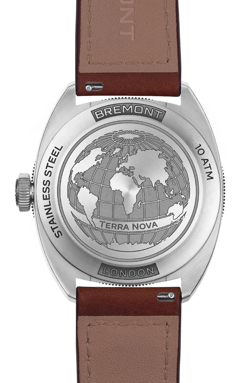 Bremont Terra Nova 40.5 Turning Bezel Power Reserve Blue Leather Watch - Image 2