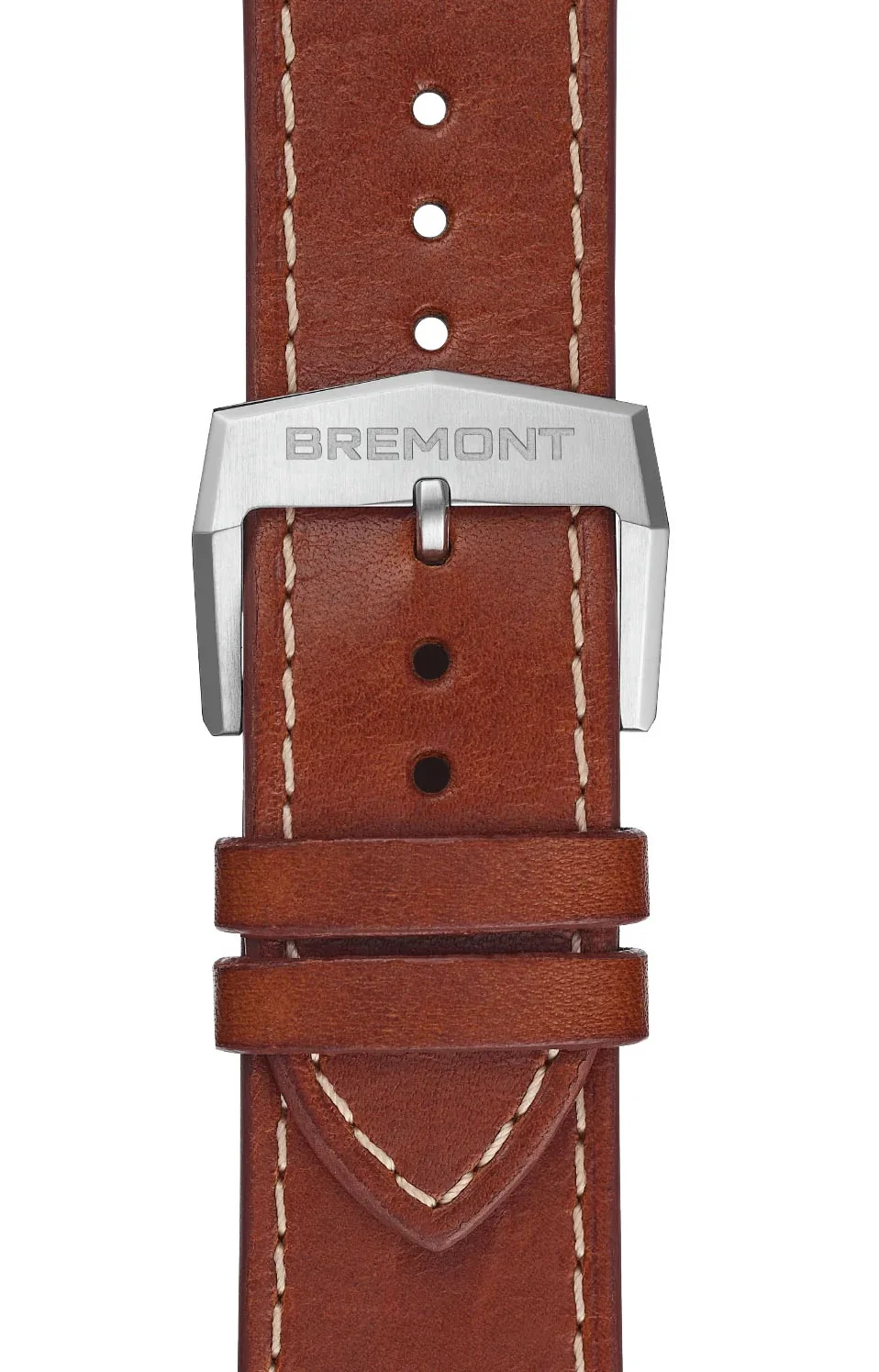 Bremont Terra Nova 40.5 Turning Bezel Power Reserve Blue Leather Watch - Image 5