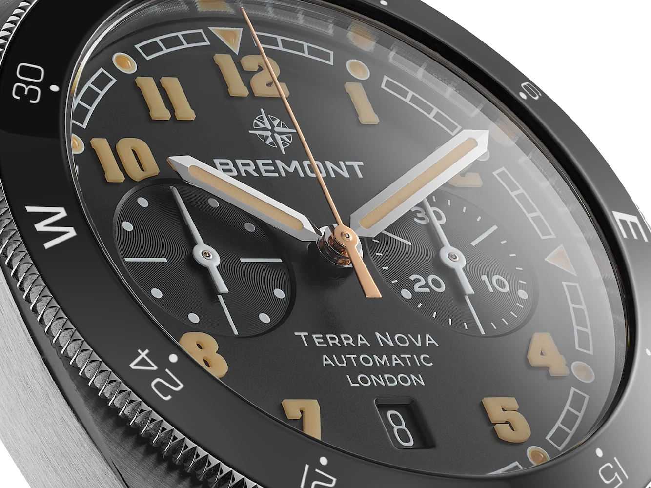 Bremont Terra Nova 42.5 Steel Chronograph Nato Watch - Image 5