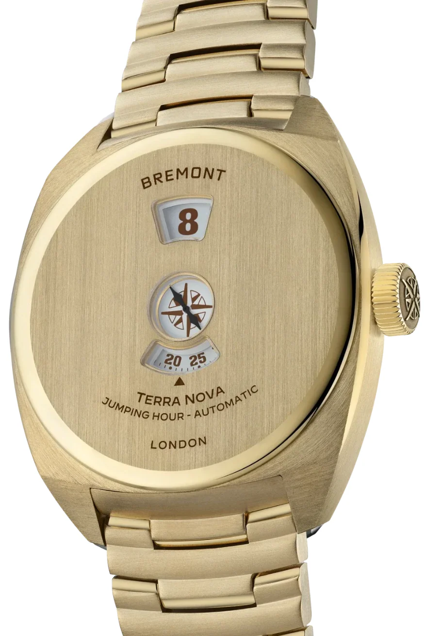 Bremont Terra Nova Jumping Hour Bronze Bracelet Limited Edition Watch - Image 3
