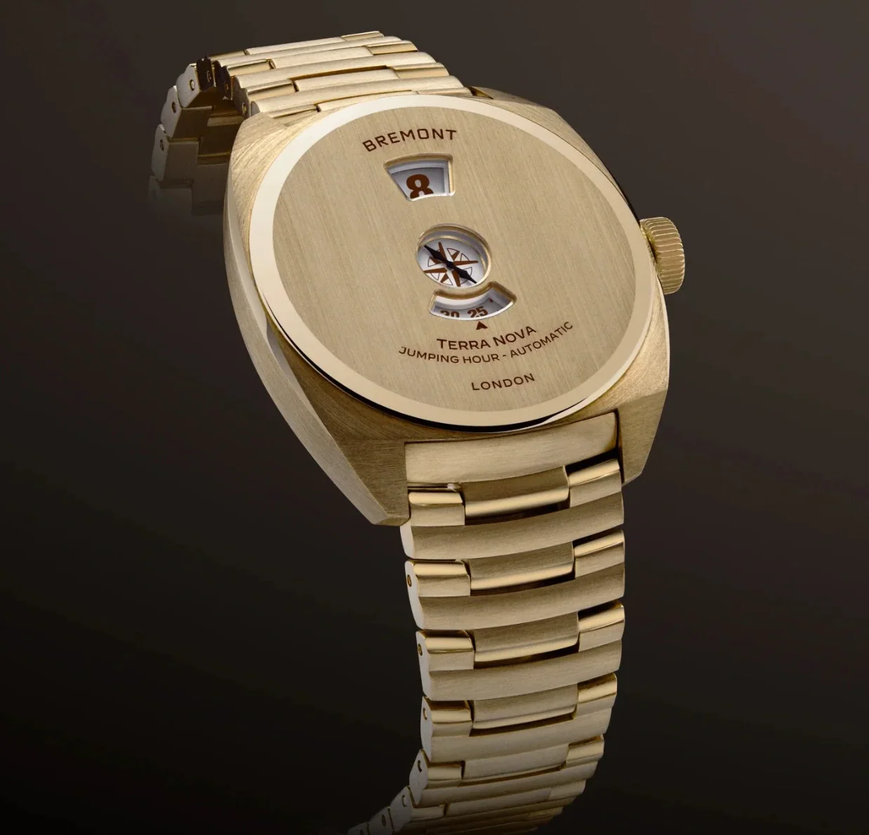 Bremont Terra Nova Jumping Hour Bronze Bracelet Limited Edition Watch - Image 5