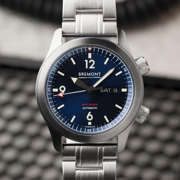 Bremont Watch U2 Blue Bracelet - Image 5