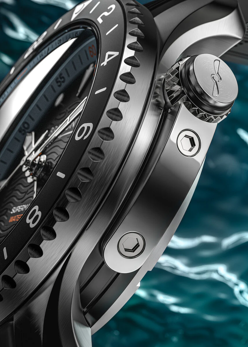 Bremont Waterman Apex II GMT Rubber Limited Edition Watch - Image 7