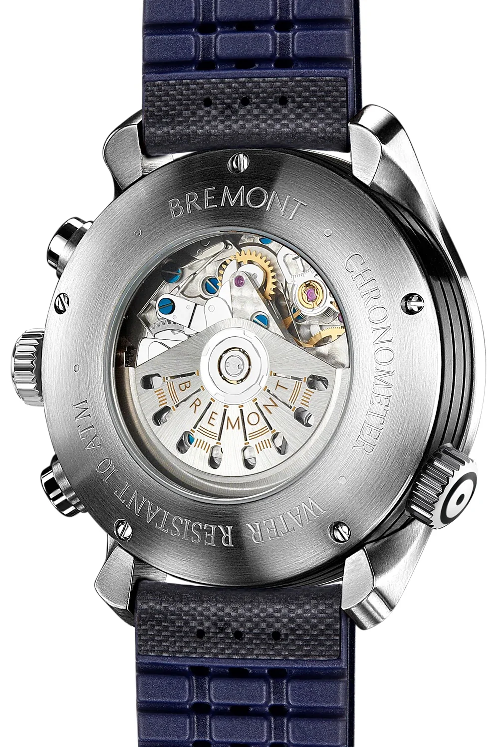 Bremont Watch World Timer ALT1-WT Blue Chalgrove Strap - Image 2
