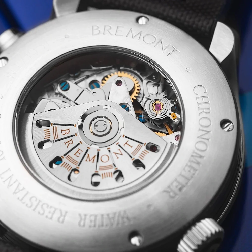Bremont Watch World Timer ALT1-WT Blue Chalgrove Strap - Image 4