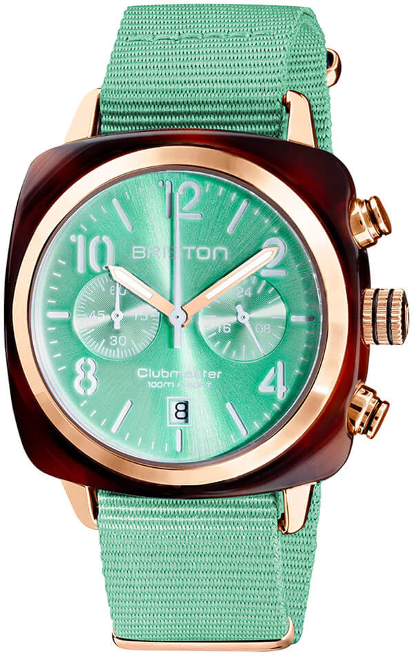 Briston Watch Clubmaster Classic Acetate Gold