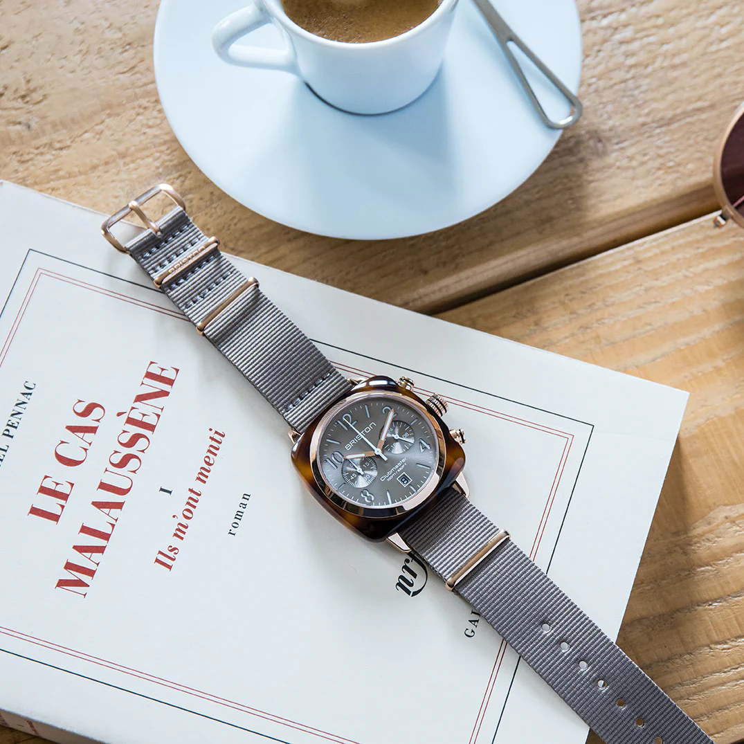 Briston Watch Clubmaster Classic Acetate Gold - Image 2
