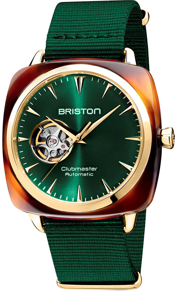Briston Watch Clubmaster Classic Acetate Gold
