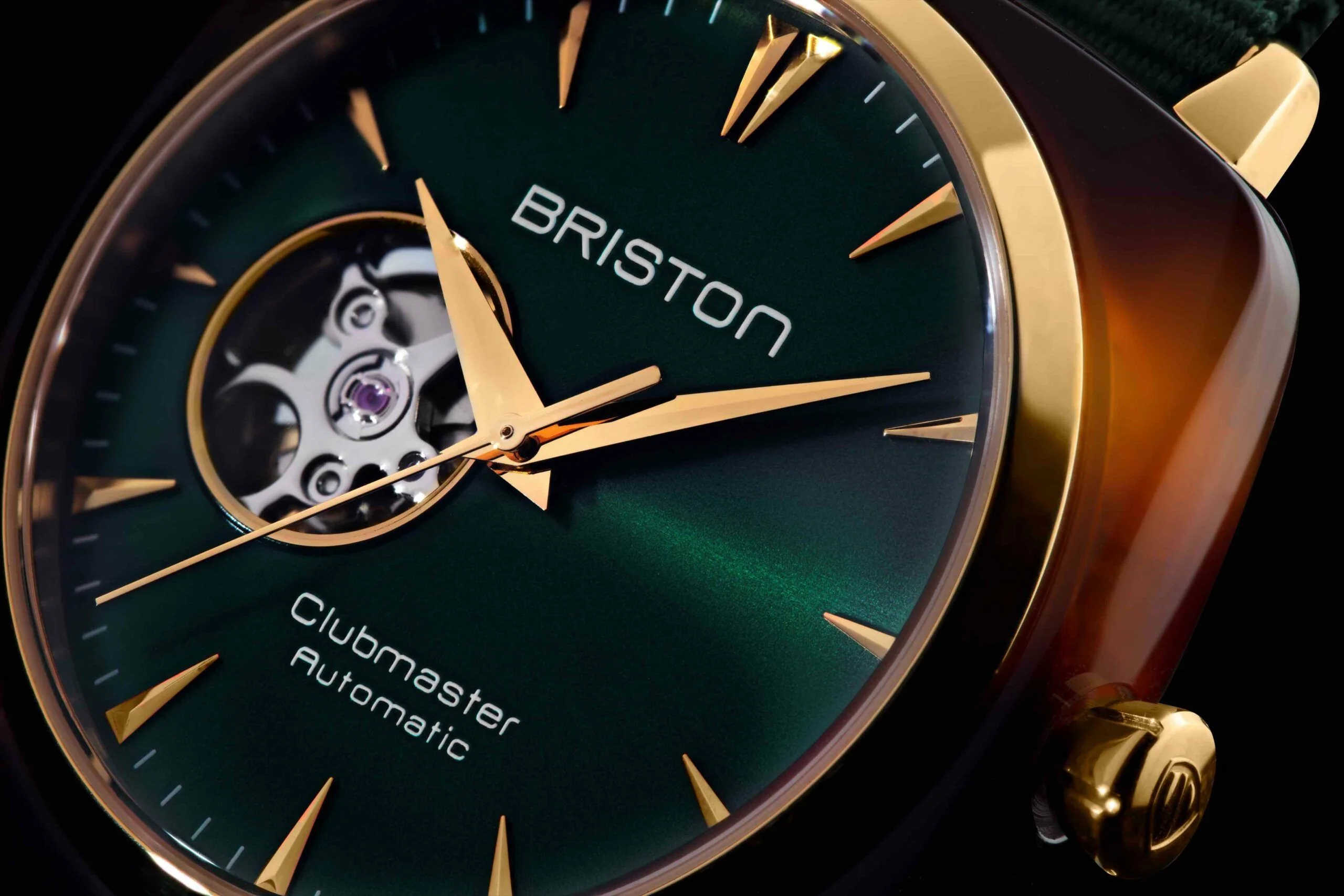 Briston Watch Clubmaster Classic Acetate Gold - Image 2