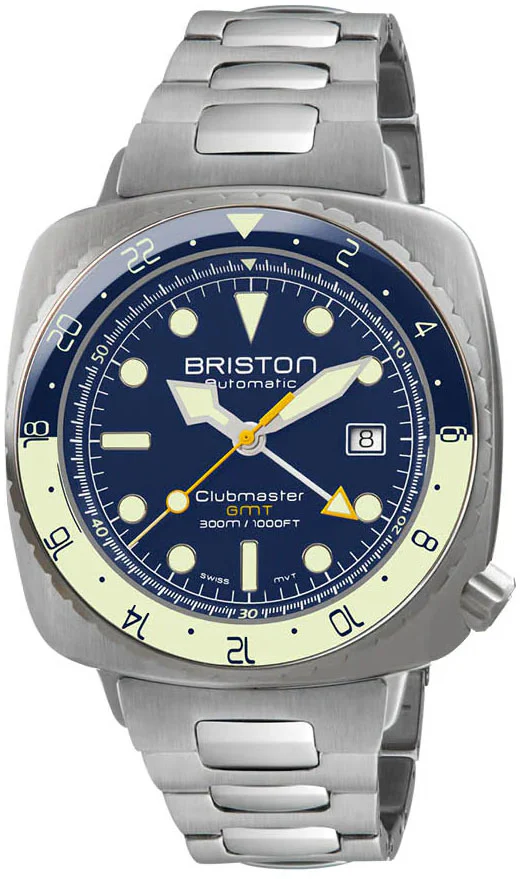 Briston Clubmaster Diver Pro GMT Steel Watch