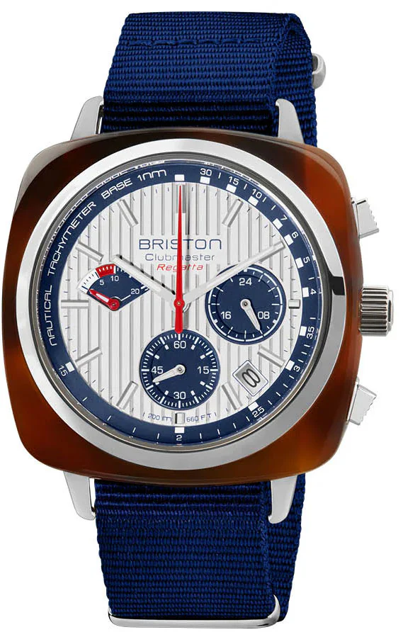 Briston Clubmaster Regatta Chrono White Watch