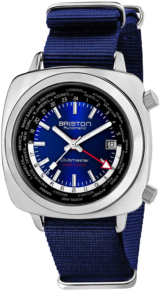Briston Watch Clubmaster Traveler Worldtime GMT Limited Edition