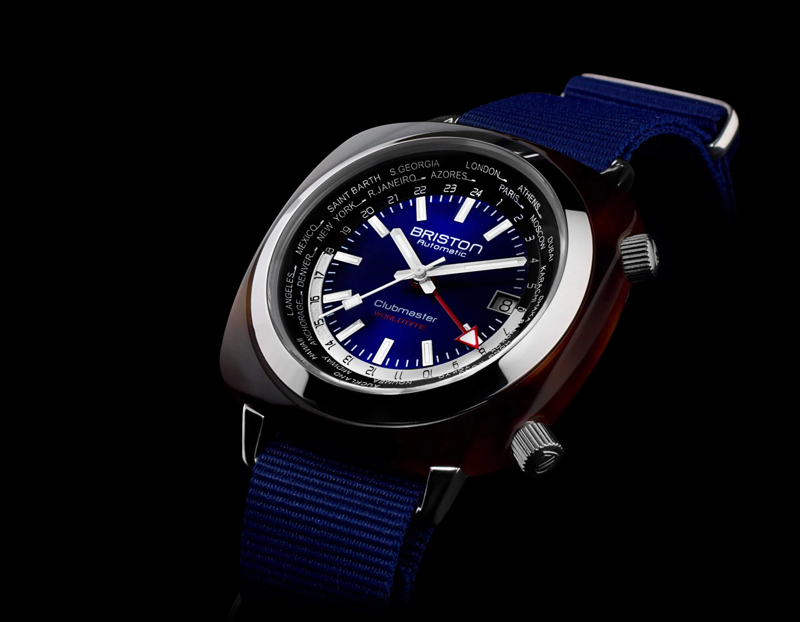 Briston Watch Clubmaster Traveler Worldtime GMT Limited Edition - Image 2