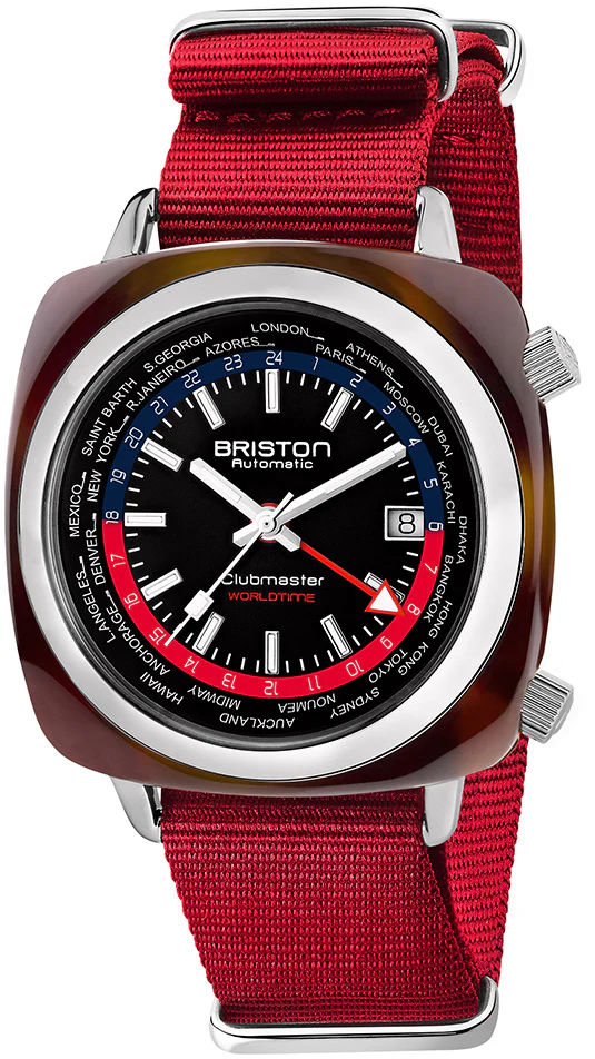 Briston Watch Clubmaster Traveler Worldtime GMT Limited Edition