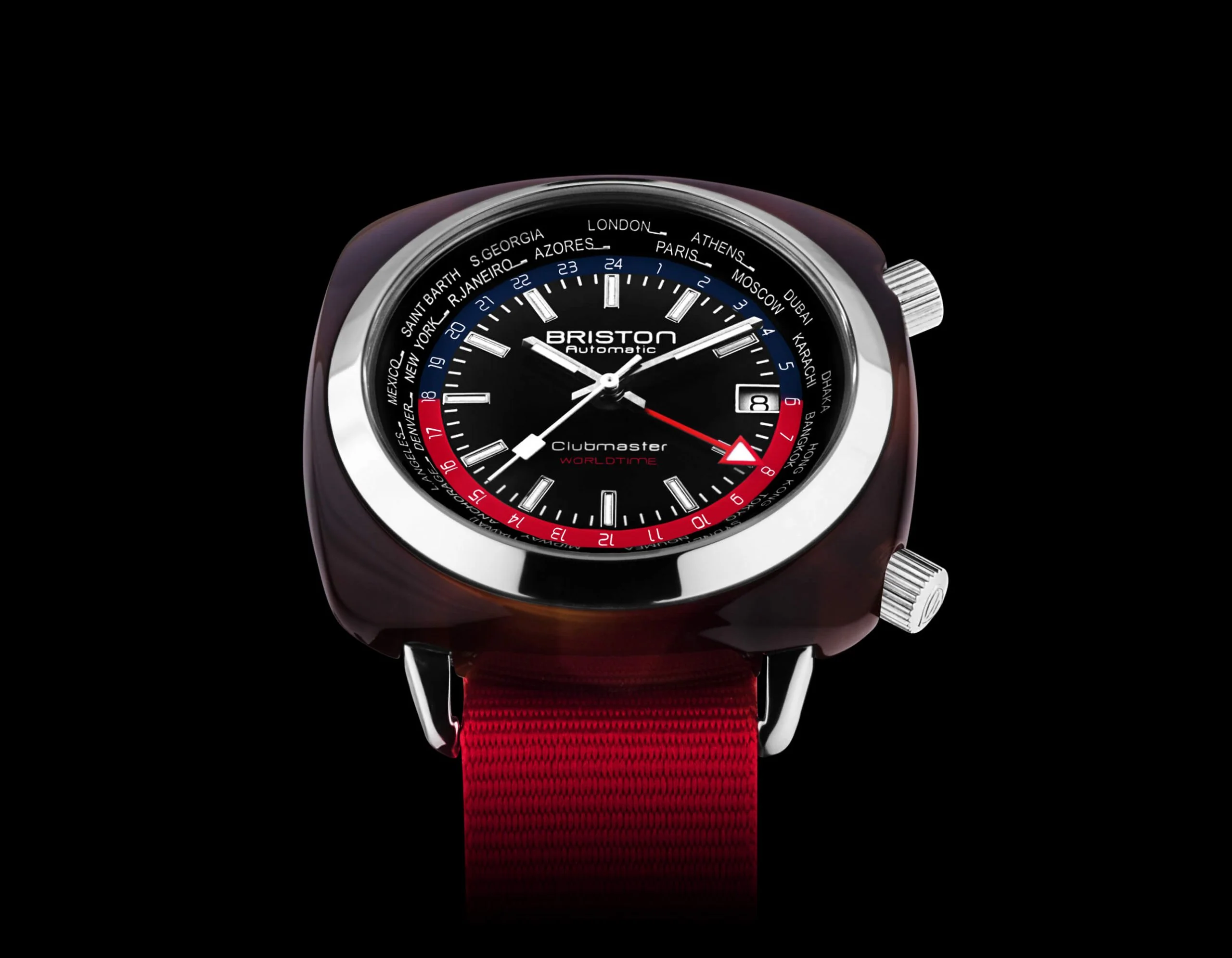 Briston Watch Clubmaster Traveler Worldtime GMT Limited Edition - Image 2