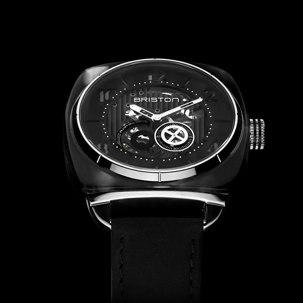 Briston Watch Streamliner Skeleton Grey Acetate - Image 2