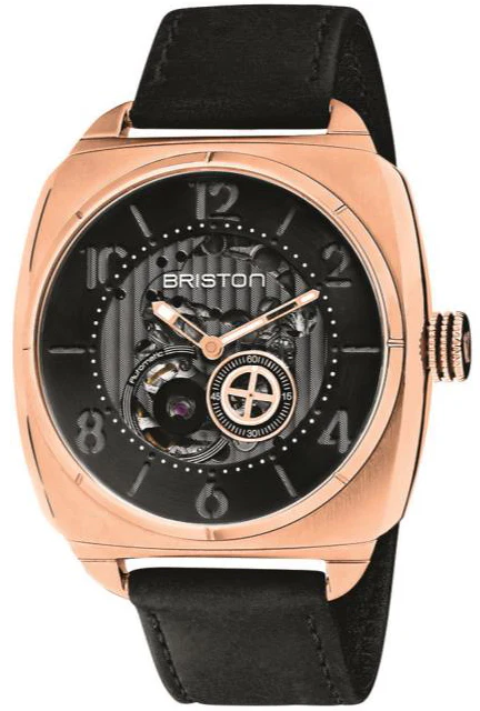 Briston Watch Streamliner Skeleton Rose Gold IP