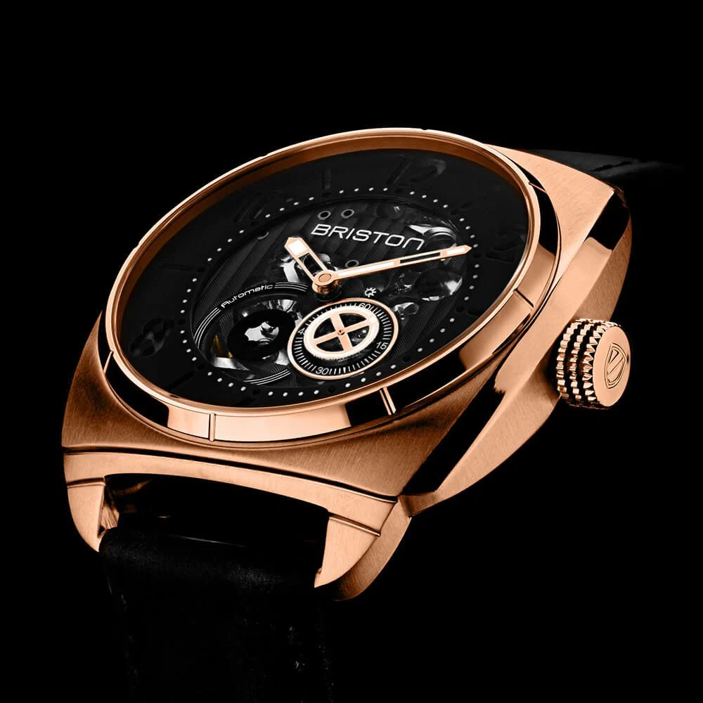 Briston Watch Streamliner Skeleton Rose Gold IP - Image 2