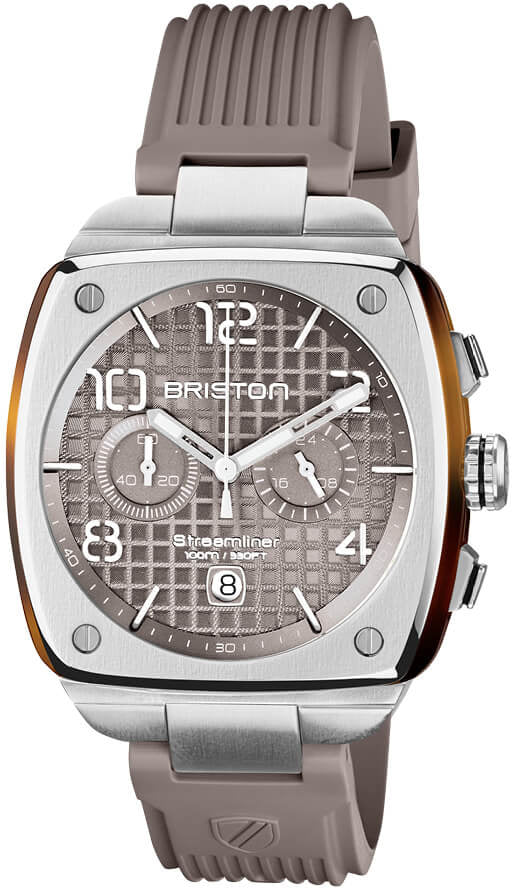 Briston Streamliner Urban Chrono Grey Taupe Watch