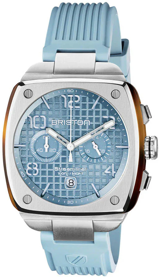 Briston Streamliner Urban Chrono Ice Blue Watch