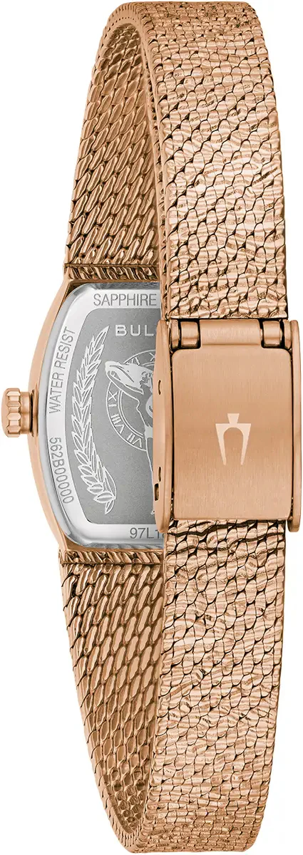 Bulova Goddess of Time Tiger Eye Stone Watch - Image 3
