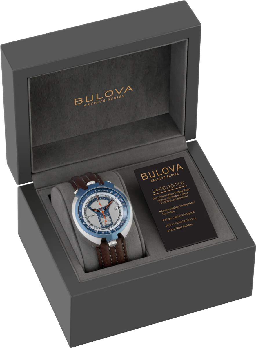 Bulova Parking Meter Chronograph Mens Limited Edition D - Image 6