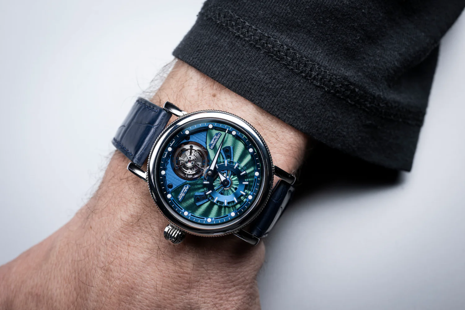 Chronoswiss Watch Open Gear Flying Tourbillon Paraiba Limited Edition - Image 7