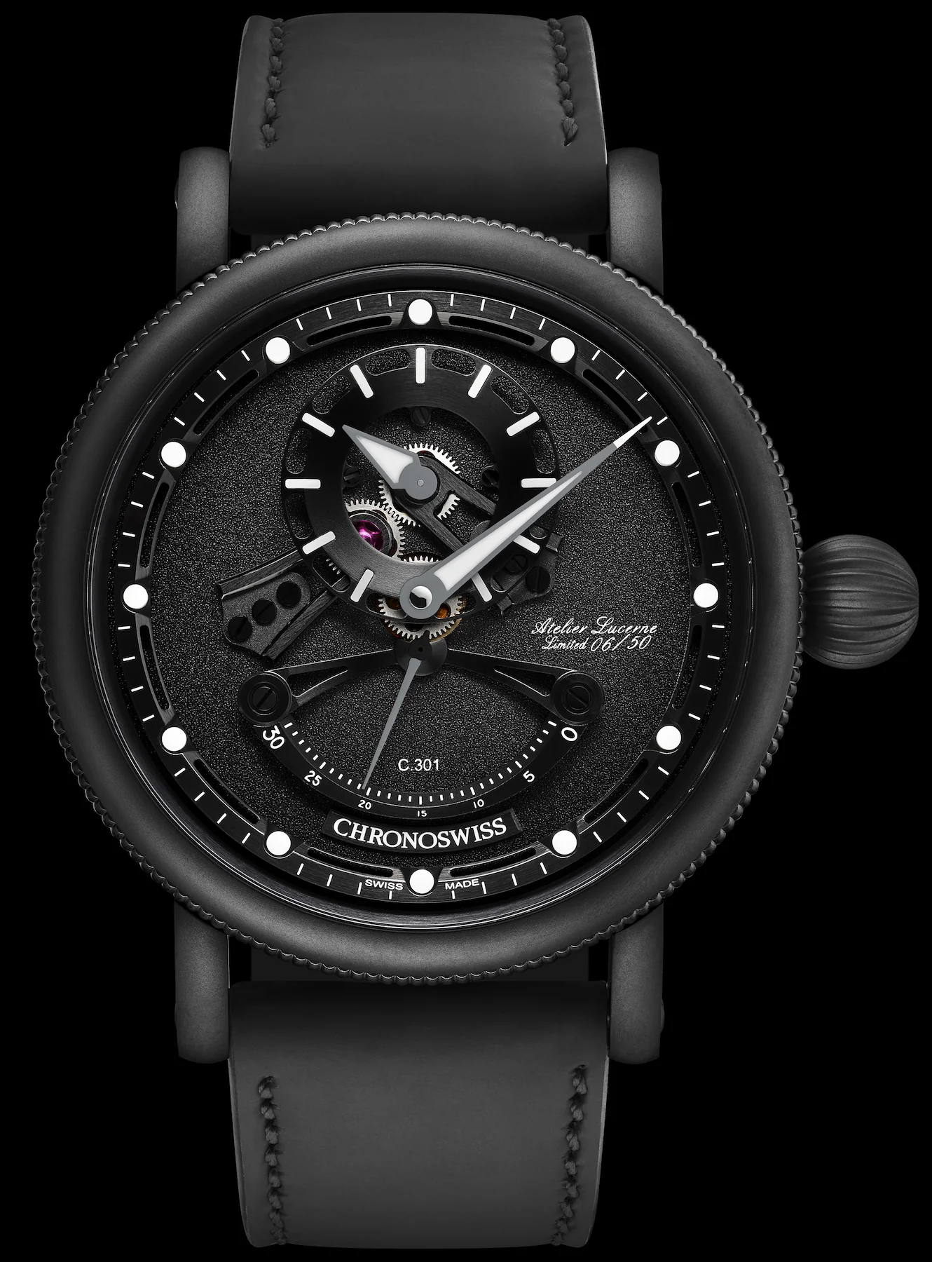 Chronoswiss Watch Open Gear ReSec Black Ice Limited Edition D - Image 2
