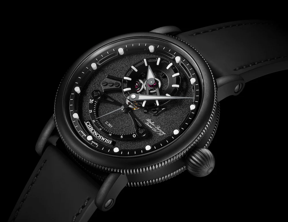 Chronoswiss Watch Open Gear ReSec Black Ice Limited Edition D - Image 4