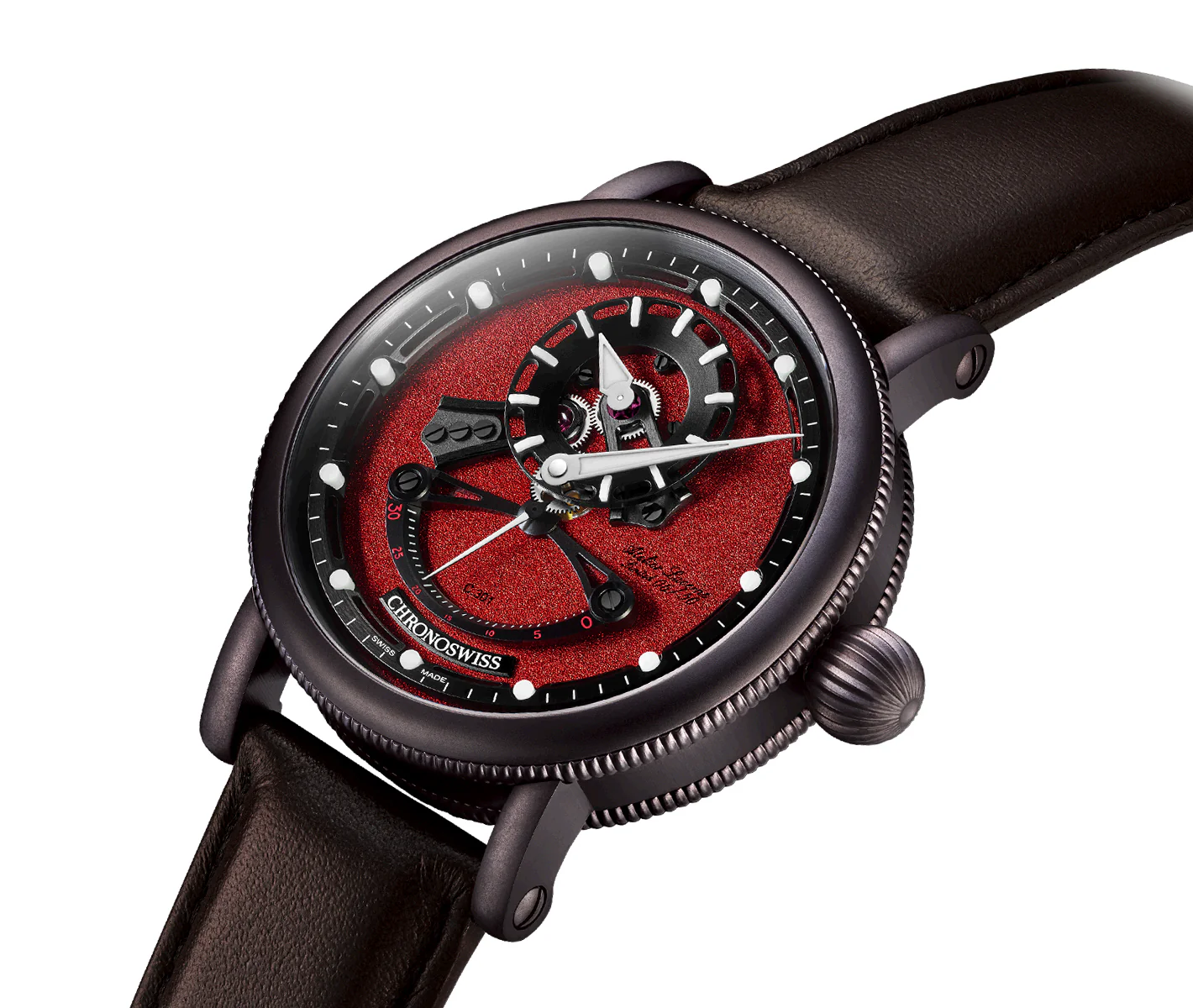 Chronoswiss Watch Open Gear ReSec Chocolate Limited Edition - Image 3