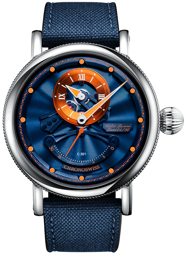 Chronoswiss Watch Open Gear ReSec Kingfisher Limited Edition