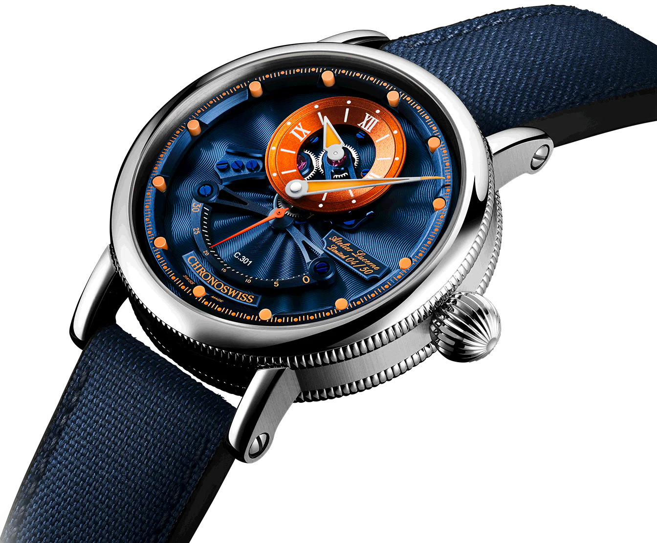 Chronoswiss Watch Open Gear ReSec Kingfisher Limited Edition - Image 3