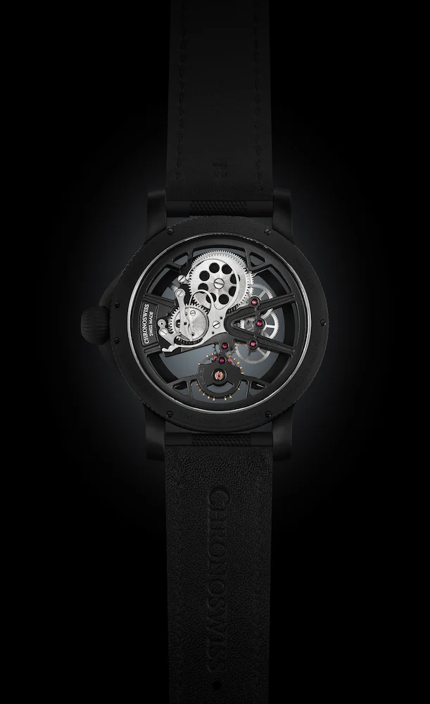 Chronoswiss Watch SkelTec Pitch Black Limited Edition - Image 3