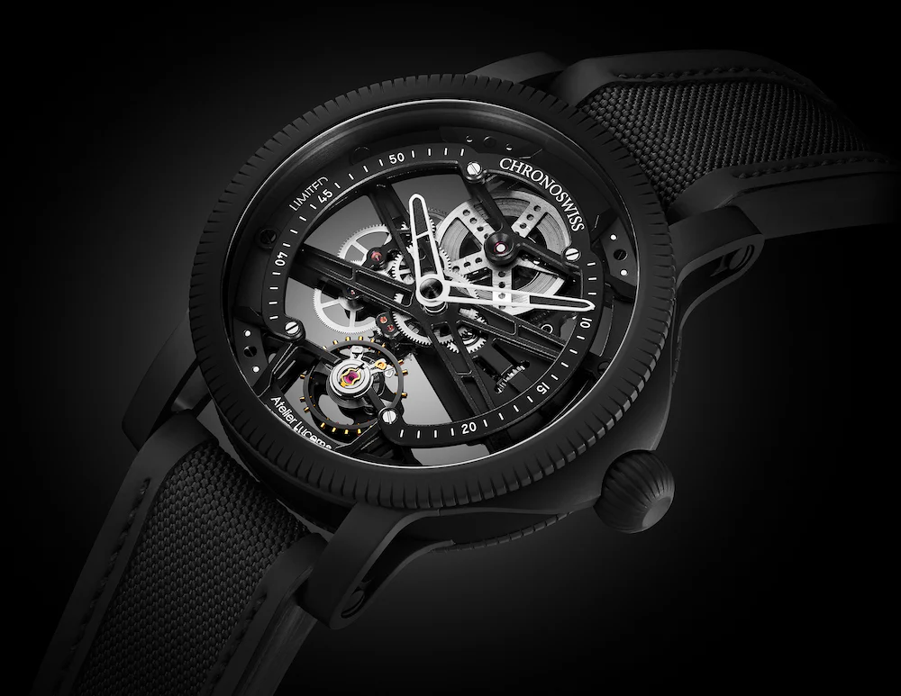 Chronoswiss Watch SkelTec Pitch Black Limited Edition - Image 5