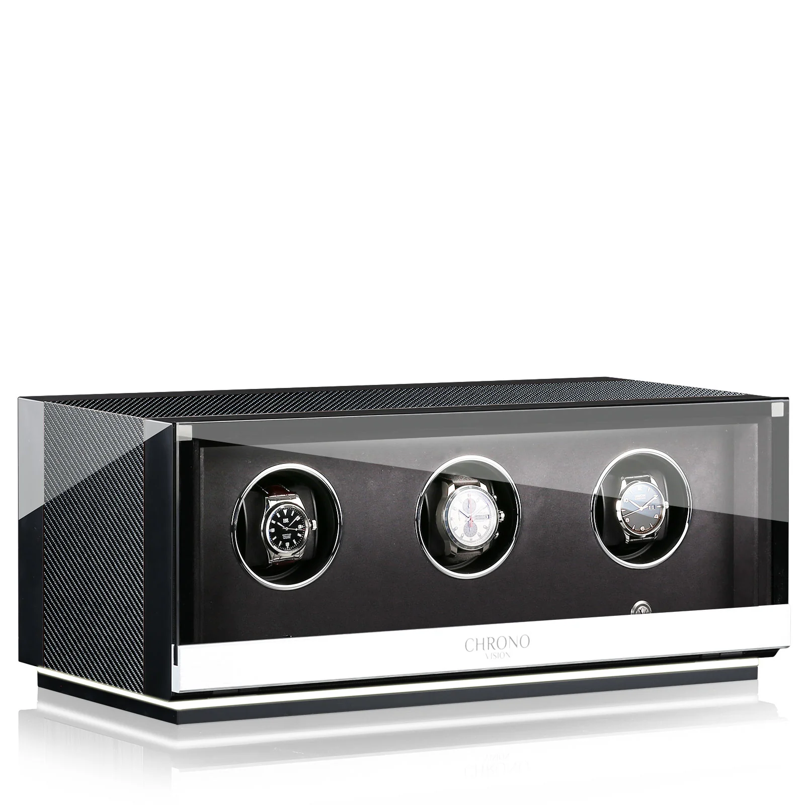 Chronovision Watch Winder Ambiance III Carbon Black High Gloss - Image 3