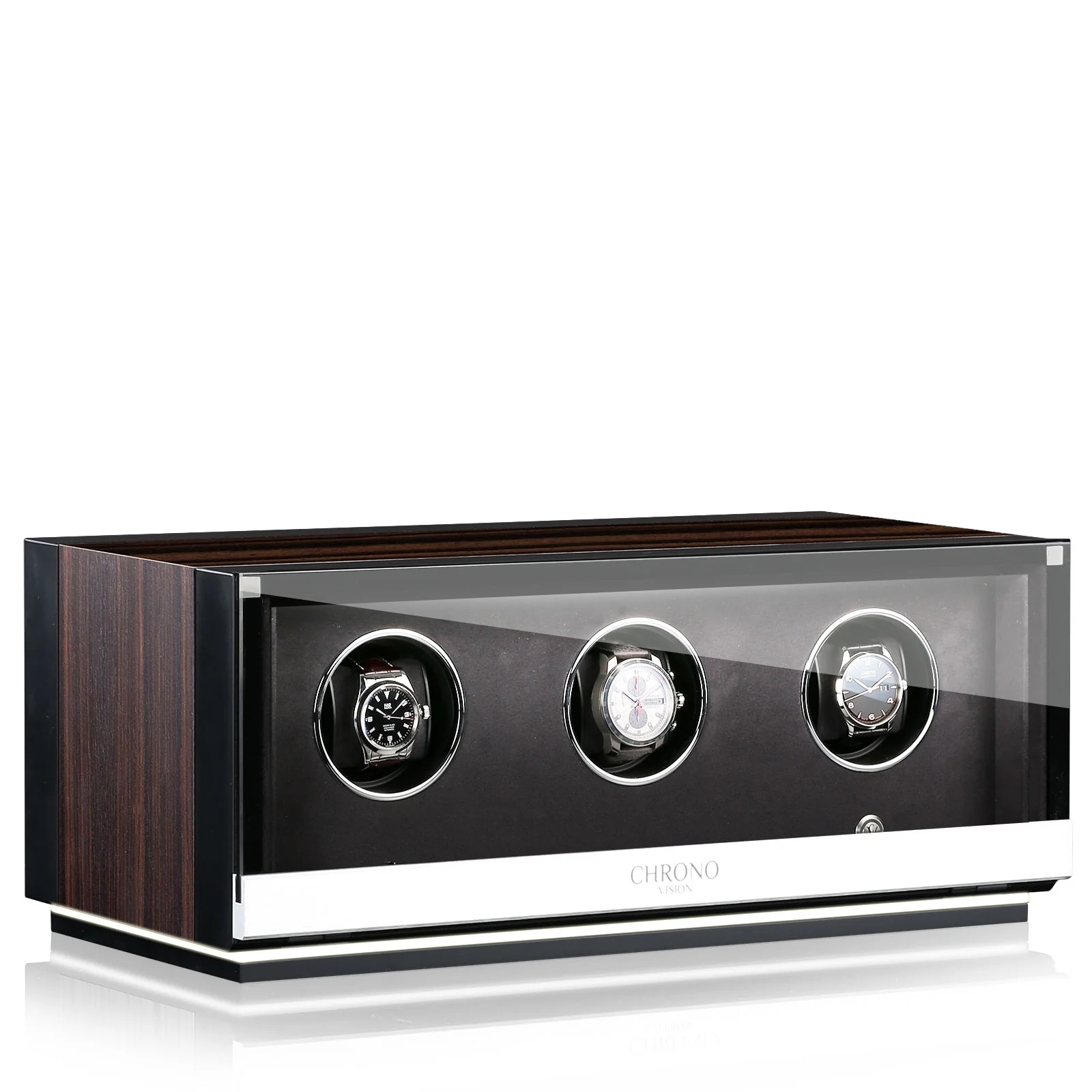 Chronovision Watch Winder Ambiance III Ebony Silk Black Silk - Image 3
