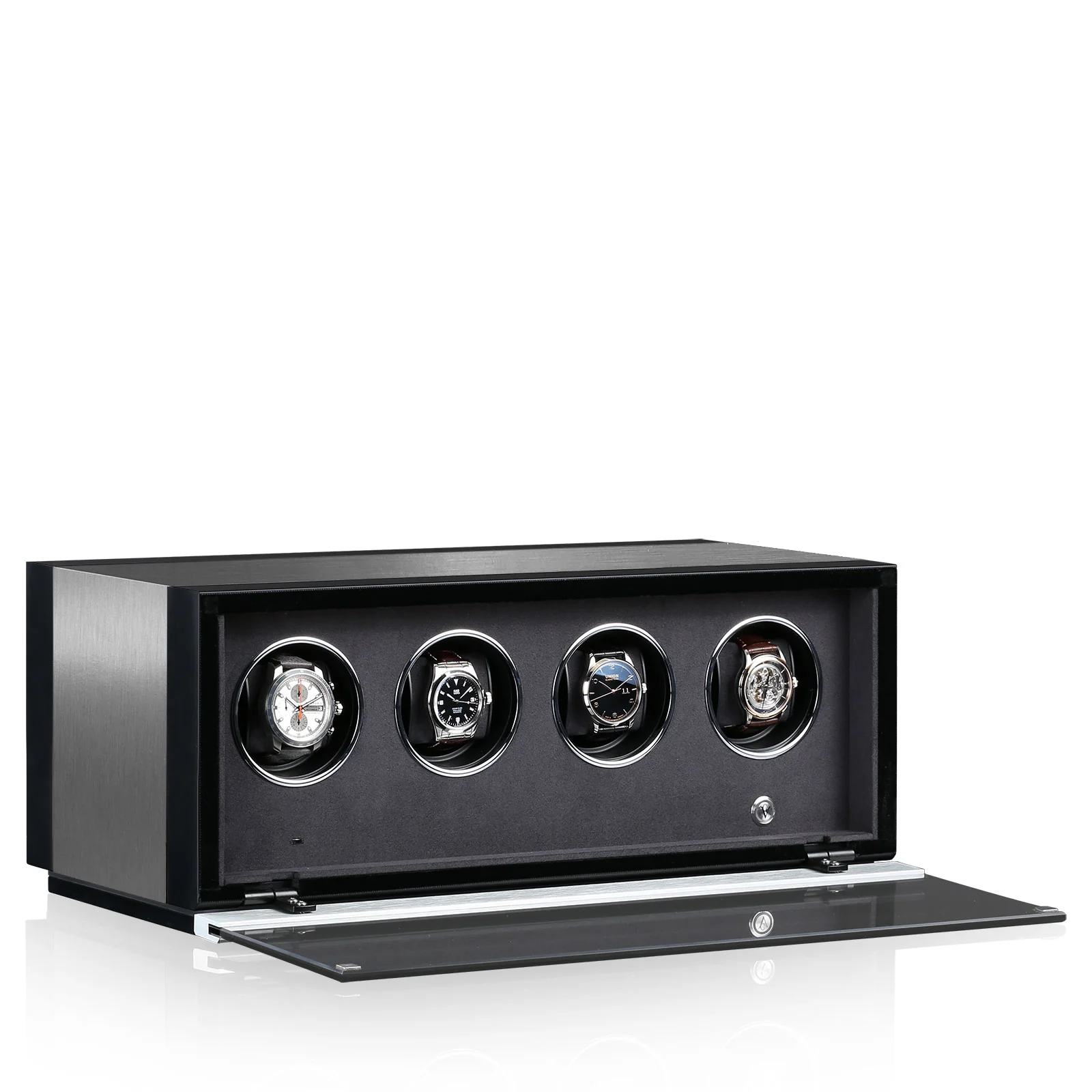 Chronovision Watch Winder Ambiance IV Alu Black Silk - Image 2