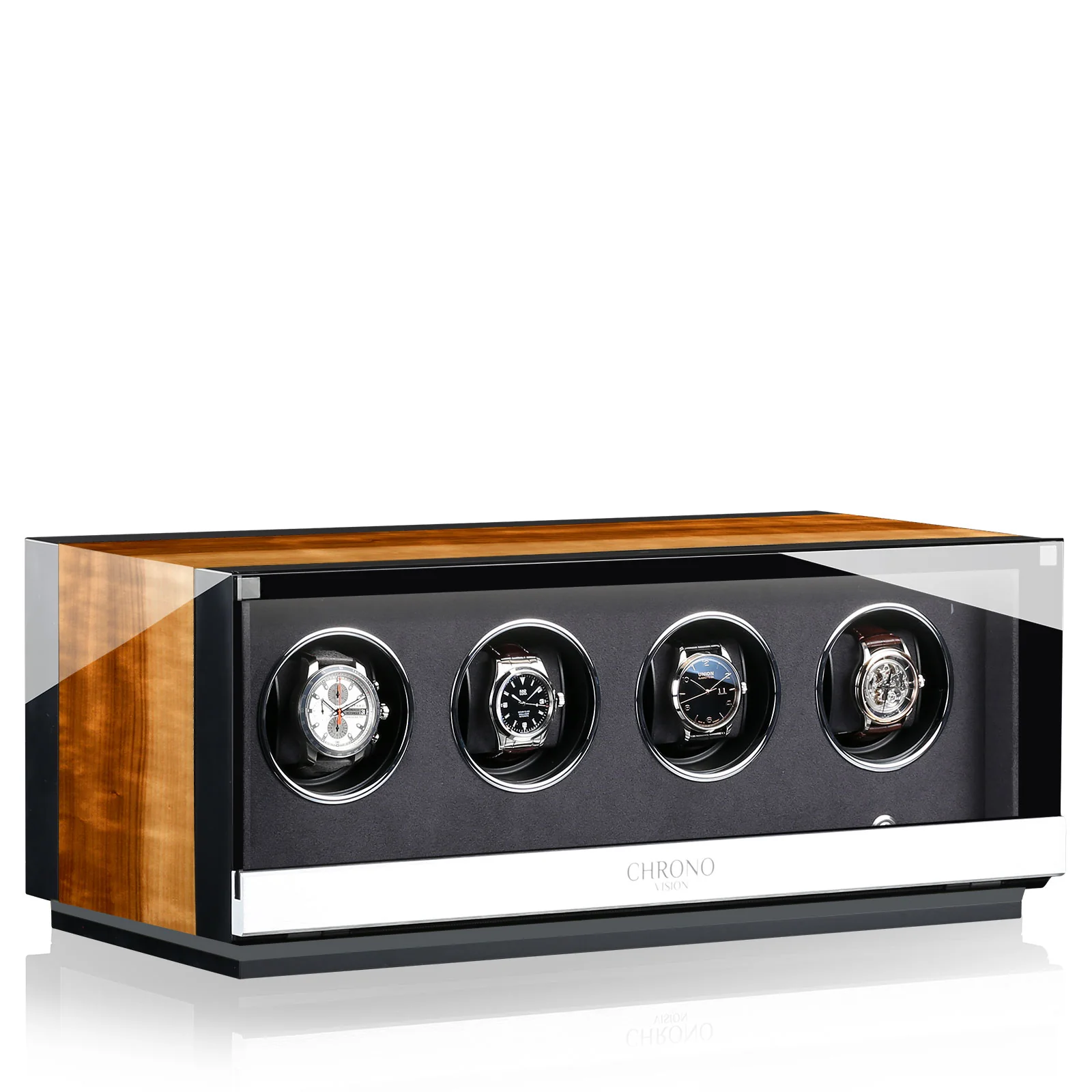 Chronovision Watch Winder Ambiance IV Aurosso High Gloss Black High Gloss