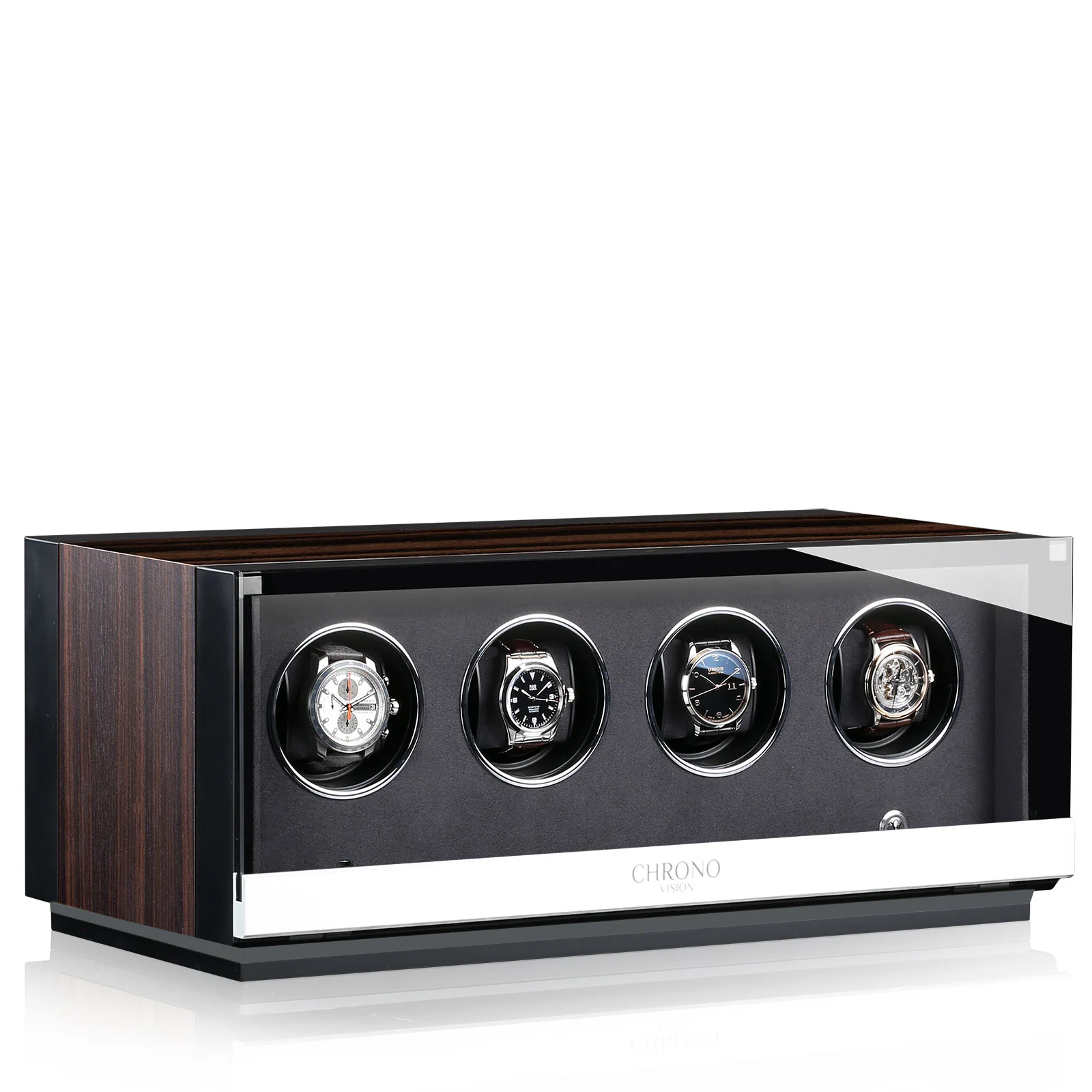 Chronovision Watch Winder Ambiance IV Ebony Silk Black Silk