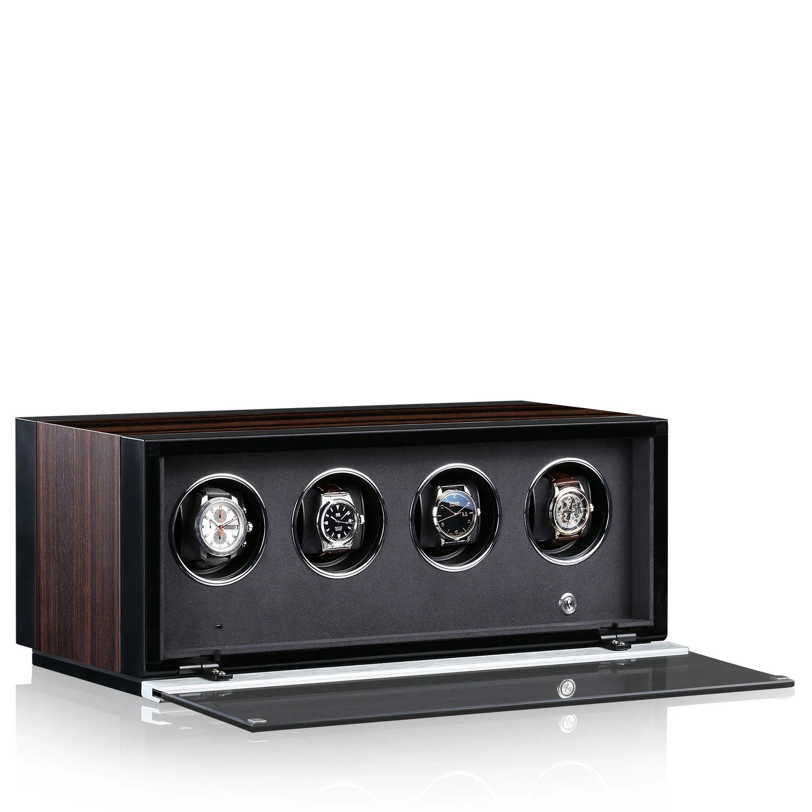 Chronovision Watch Winder Ambiance IV Ebony Silk Black Silk - Image 2