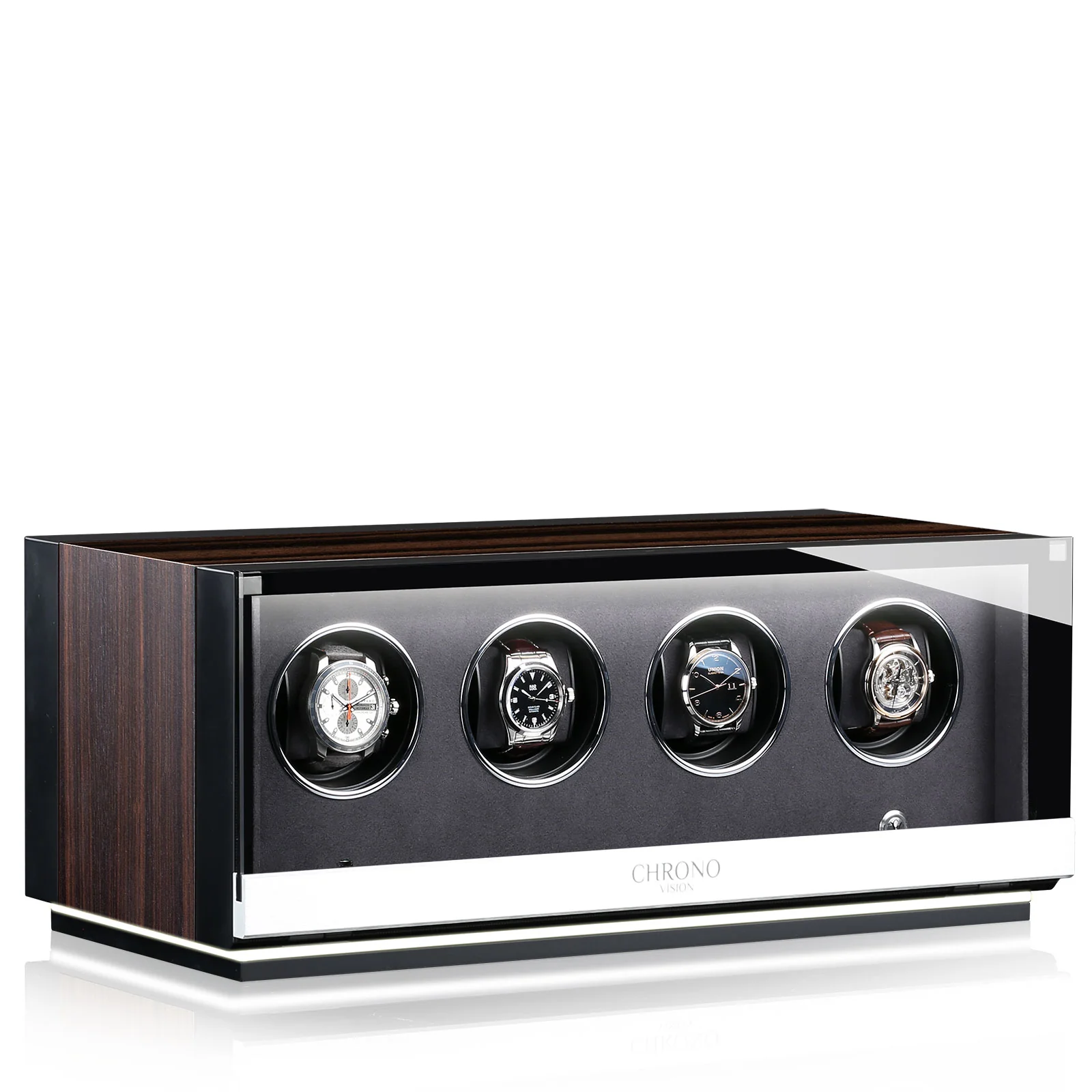 Chronovision Watch Winder Ambiance IV Ebony Silk Black Silk - Image 3