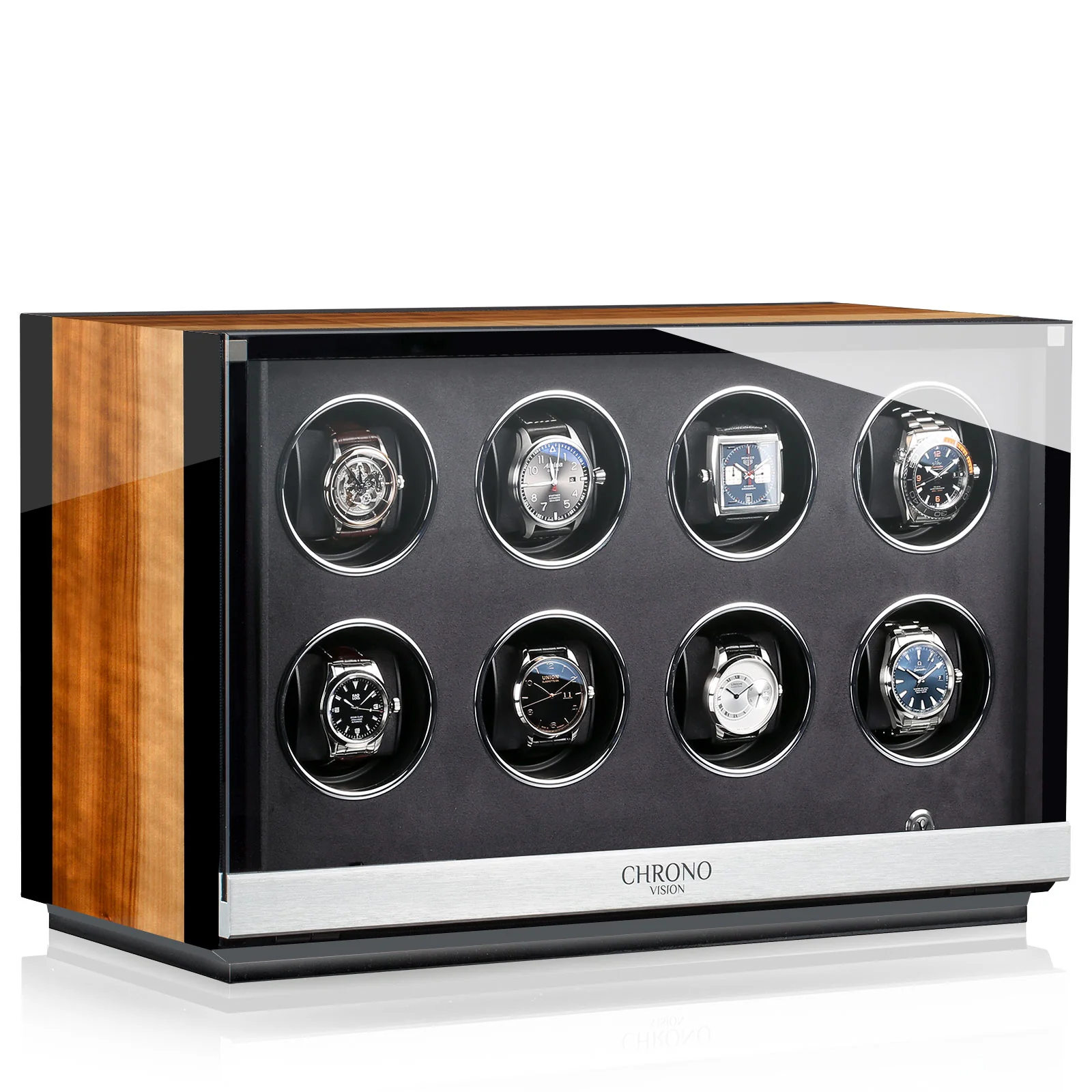 Chronovision Watch Winder Ambiance VI Aurosso High Gloss Schwarz High Gloss - Image 3
