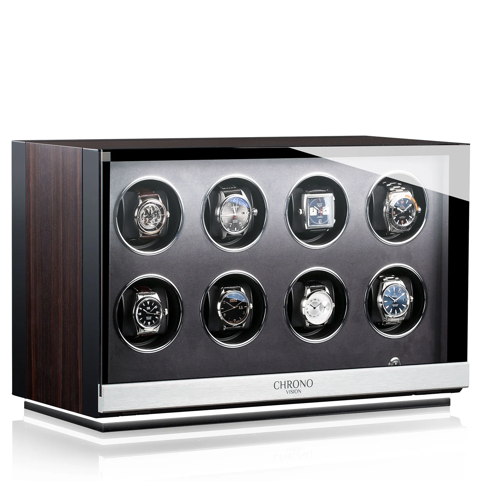 Chronovision Watch Winder Ambiance VIII Ebony Silk Black Silk - Image 2