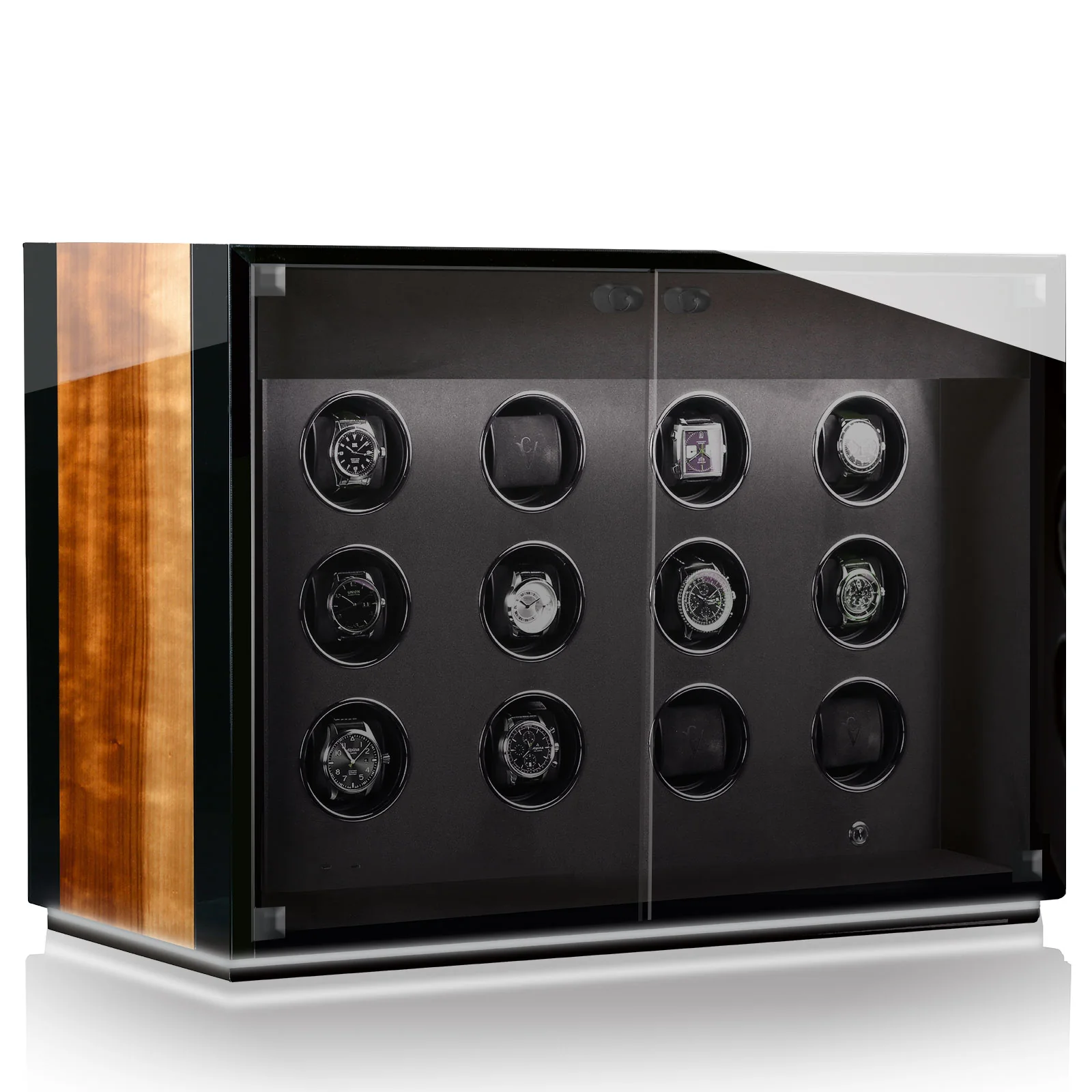 Chronovision Watch Winder Ambiance XII Aurosso High Gloss Black High Gloss - Image 2