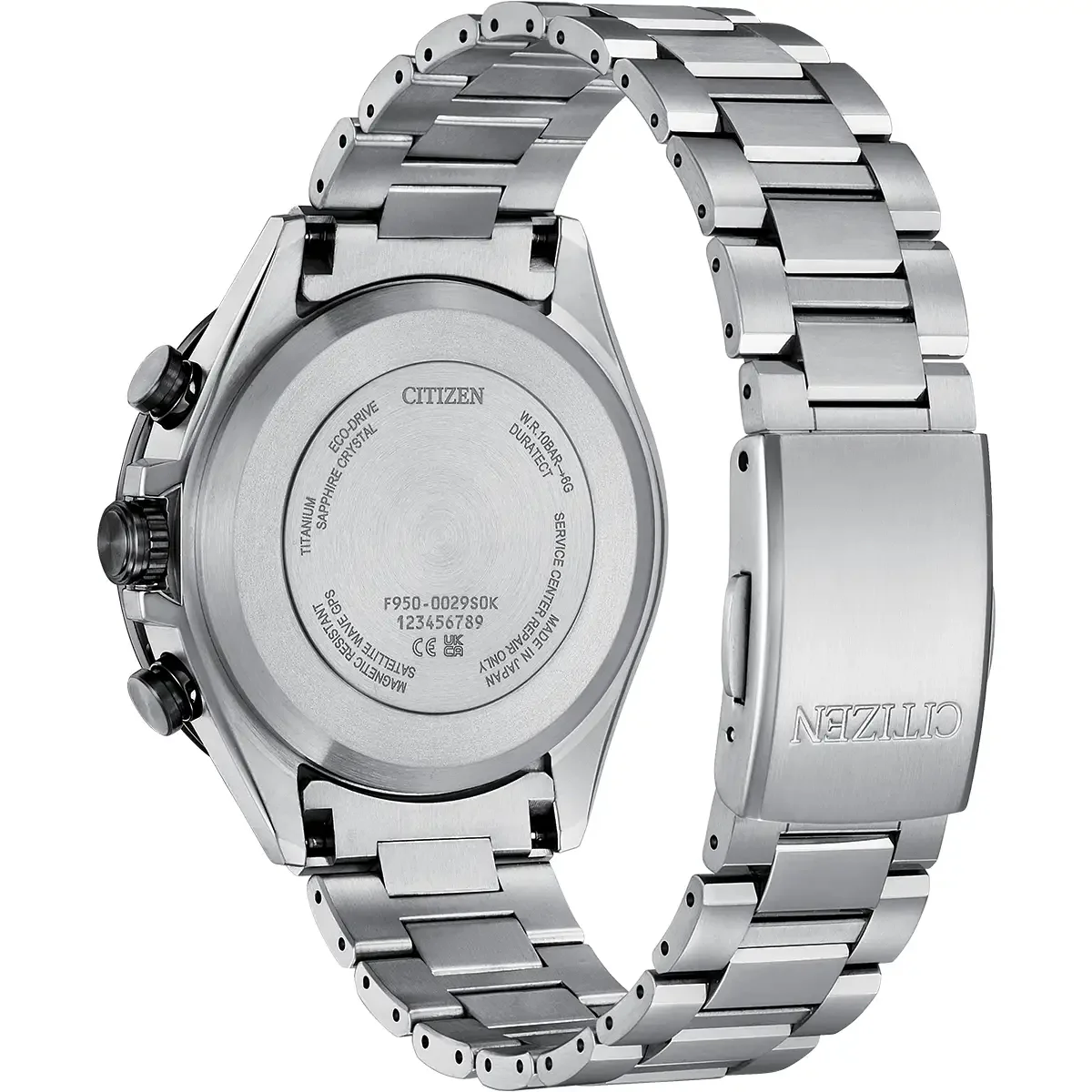 Citizen Attesa Satellite Wave GPS Unite With Blue Limited Edition Watch - Image 3