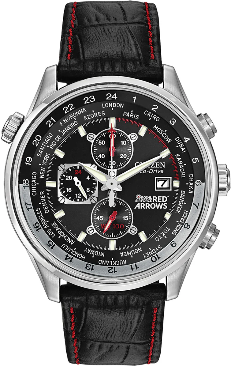 Citizen Red Arrows Chronograph World Time Eco Drive Watch